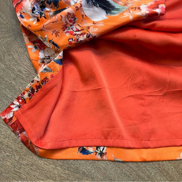 ST. JOHN Chrysanthemum Silk Shift Dress Size: 10 - Picture 5 of 6